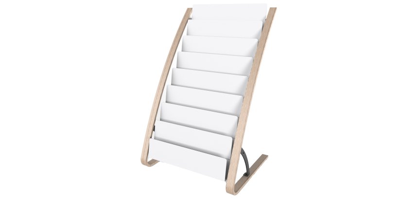 Portariviste da terra - 58 x 50 x 93 cm - 8 x 2 tasche - Alba