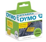 Rotolo 220 etichette LW 2133400 - 54 x 101 mm - carta - spedizione/badge - giallo - Dymo