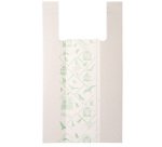 Shoppers Midi - 28 x 50 cm - mater-bi - bianco - scatola 500 pezzi