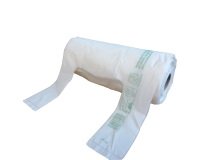 En_shoppers mini - 22x50 cm - mater-bi - bianco -