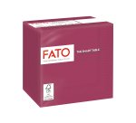 Tovagliolo - carta - 24 x 24 cm - 2 veli - bordeaux - Fato - conf. 100 pezzi
