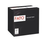 Tovagliolo - carta - 24 x 24 cm - 2 veli - nero - Fato - conf. 100 pezzi