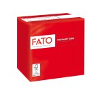 Tovagliolo - carta - 24 x 24 cm - 2 veli - rosso - Fato - conf. 100 pezzi