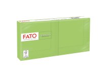 Tovagliolo - carta - 25 x 25 cm - 2 veli - verde mela - Fato - conf. 100 pezzi