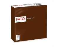 Tovagliolo - carta - 33 x 33 cm - 2 veli - cioccolata - Fato - conf. 50 pezzi