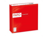 Tovagliolo - carta - 33  x33 cm - 2 veli - rosso - Fato - conf. 50 pezzi