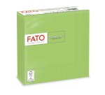Tovagliolo - carta - 33 x 33 cm - 2 veli - verde mela - Fato - conf. 50 pezzi