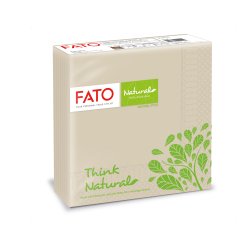 Tovagliolo linea Natural Style - carta - 2 veli - 33 x 33 cm - Fato - conf. 50 pezzi