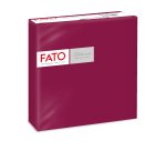Tovagliolo linea AirLaid - carta - 40 x 40 cm - bordeuax - Fato - conf. 50 pezzi
