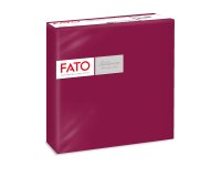 Tovagliolo linea AirLaid - carta - 40 x 40 cm - bordeuax - Fato - conf. 50 pezzi