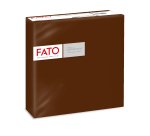 Tovagliolo linea AirLaid - carta - 40 x 40 cm - cacao - Fato - conf. 50 pezzi