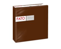 Tovagliolo linea AirLaid - carta - 40 x 40 cm - cacao - Fato - conf. 50 pezzi