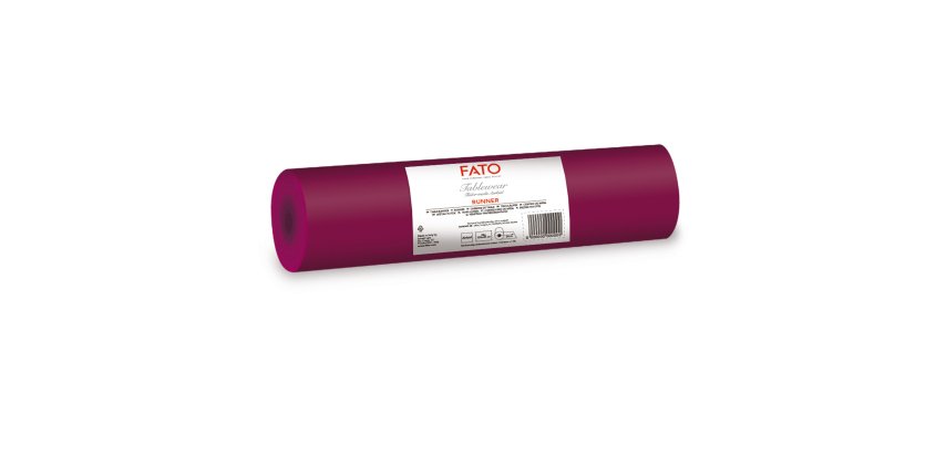 Runner linea AirLaid - 0,40 x 24 mt - bordeaux - Fato