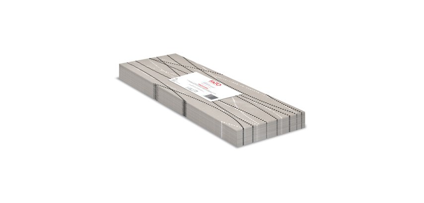 Tovaglia linea Airlaid - 100 x 100 cm - perla / tortora - Fato - conf. 25 pezzi