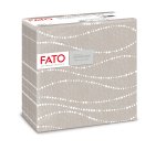 Tovagliolo linea AirLaid - carta - 40 x 40 cm - perla / tortora - Fato - conf. 50 pezzi
