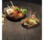 Vaschetta Street Food - per fritti - 13 x 8,5 x 3,5 cm - Leone - conf. 125 pezzi