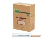 Cannucce kraft imbustate bio - 21 cm - Leone - conf. 250 pezzi