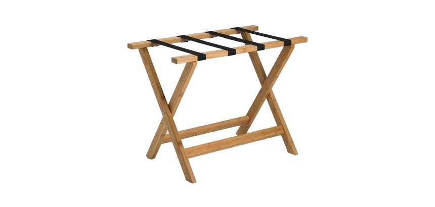 Reggivaligia da hotel - 65 x 36 x 15 cm - bamboo - Leone