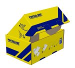 Scatola spedizioni Postal Box - L - 40 x 27 x 17 cm - giallo/blu - Blasetti
