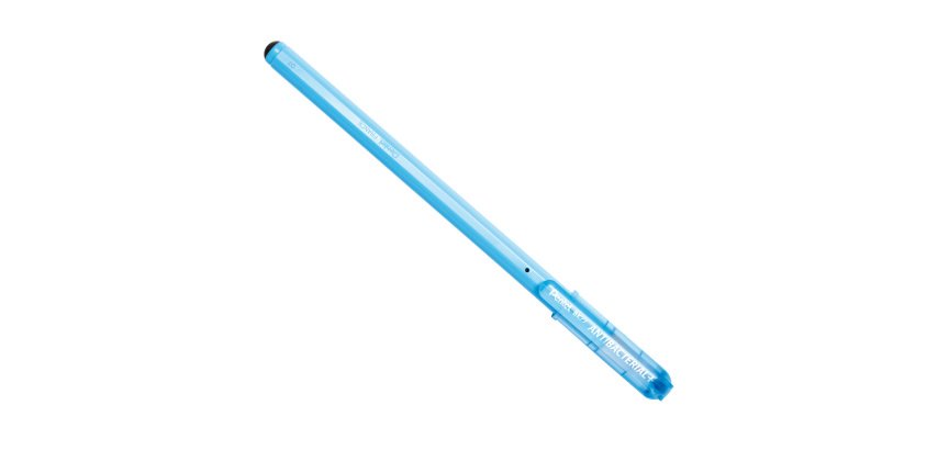 Penna a sfera con cappuccio Superb Antibacterical+ - punta 0,7 mm - inchiostro nero - Pentel