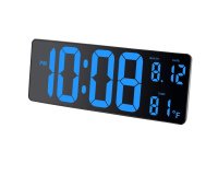 Orologio Hordgtl - a led - 37,5 x 13,5 cm - Alba