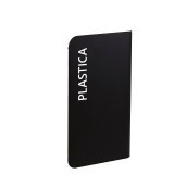 Etichetta adesiva raccolta differenziata - con stampa "PLASTICA" - 50 x 300 mm - vinile - bianco opaco - Medial