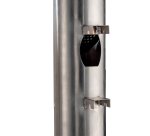 Posacenere murale Birkin - acciaio inox satinato - Medial