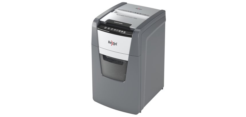 Rexel Optimum AutoFeed+ 130X paper shredder Cross shredding 55 dB 22 cm Black, Silver