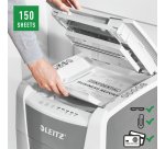 Distruggidocumenti Autofeed 150 P4 IQ - a frammenti - Leitz