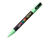 En_rotulador uni posca 0,9 - 1,3 mm pc-3m verde claro