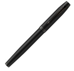 En_stylo-plume parker im se mat noir plume m encre bleue      coffret cadeau