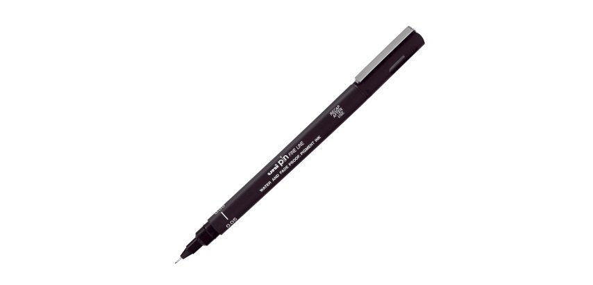 Pin fineliner - punta 0,05 mm - nero - Uni Mitsubishi