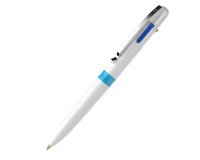 Penna a sfera Take 4 - punta media - 4 colori - fusto bianco - Schneider