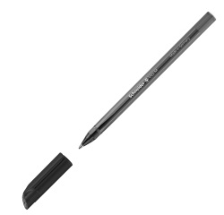 Penna a sfera Vizz - con cappuccio - punta media - nero - Schneider
