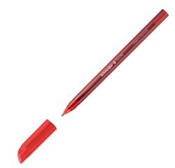 Penna a sfera Vizz - con cappuccio - punta media - rosso - Schneider