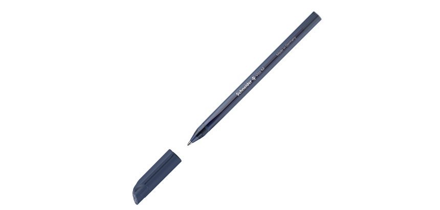 Penna a sfera Vizz - con cappuccio - punta media - blu notte - Schneider