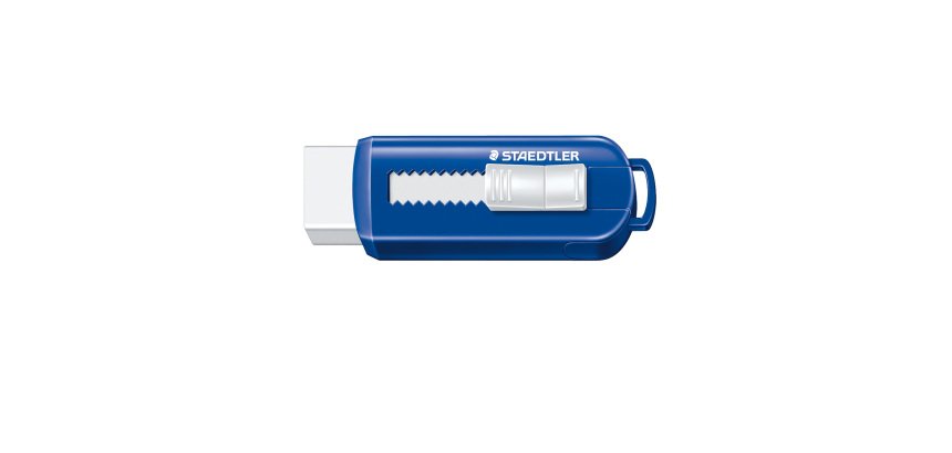 Gomma a scorrimento Eraser - involucro blu - Staedtler