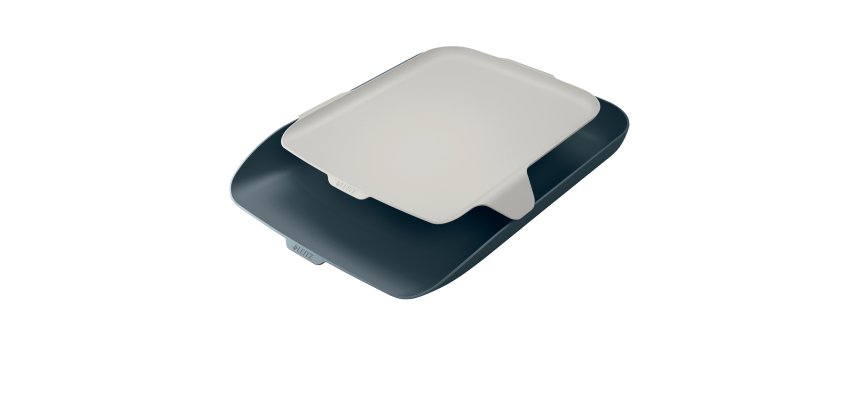 Vaschetta portacorrispondenza - con vassoio organizer Cosy - grigio - Leitz
