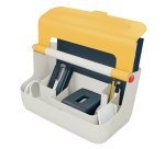 Cassetta portaoggetti Cosy - con maniglia - giallo - Leitz