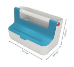Cassetta portaoggetti Cosy - con maniglia - blu - Leitz