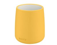 Portapenne Cosy - 10,8 x 8,5 cm - ceramica - giallo - Leitz