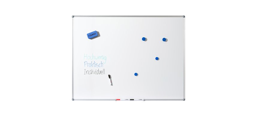 Lavagna bianca Basic - magnetica - 90 x 120 cm - Dahle