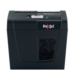 En_destructora de documentos rexel secure x6 eu capacidad 6 hojas grapas clips tarjetas y cd