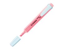 En_rotulador stabilo fluorescente fino swing cool pastel rosa cerezo enflor