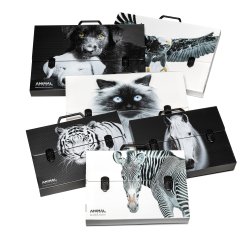 Valigetta polionda Animal Friends - 38 x 53 cm - dorso 5 cm - fantasie assortite - Colorosa