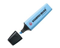 Evidenziatore Stabilo Boss Pastel - tratto 2 - 5 mm - azzurro cielo 112 - Stabilo
