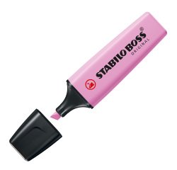 Evidenziatore Stabilo Boss Pastel - tratto 2 - 5 mm - fucsia freddo 158 - Stabilo