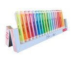 Evidenziatori Swing Cool Pastel - punta a scalpello - tratto 1 - 4 mm - colori assortiti - Stabilo - deskset 18 pezzi