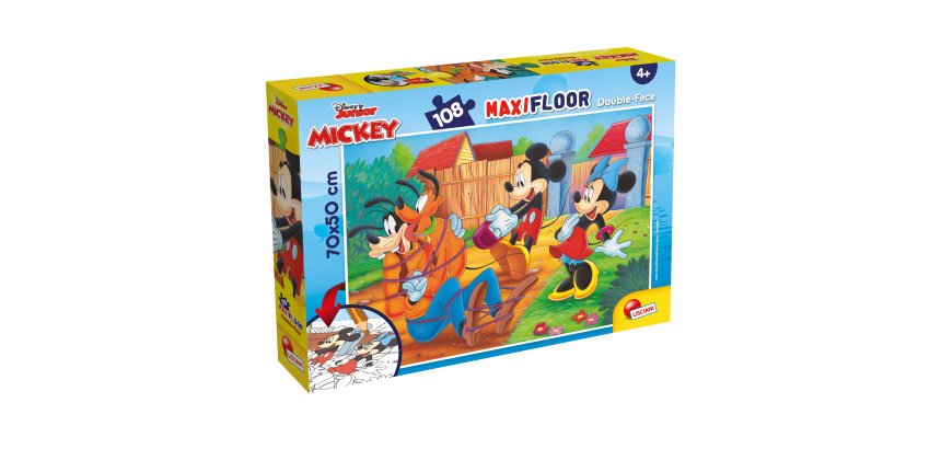 Puzzle Maxi "Mickey My Friends" - 108 pezzi - Lisciani