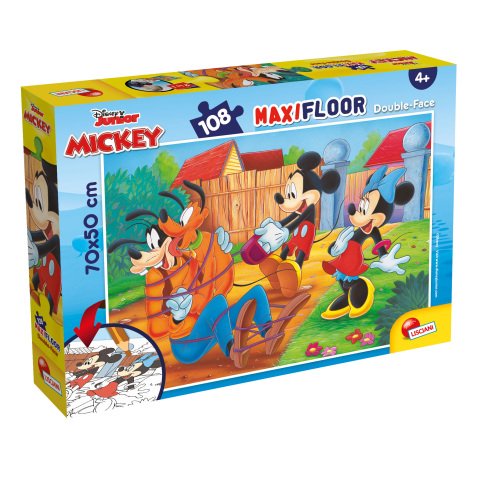 Puzzle Maxi "Mickey My Friends" - 108 pezzi - Lisciani